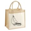 Pocket Jute Midi Tote Thumbnail