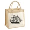 Pocket Jute Midi Tote Thumbnail