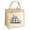 Pocket Jute Midi Tote Thumbnail