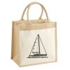 Pocket Jute Midi Tote Thumbnail