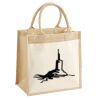 Pocket Jute Midi Tote Thumbnail
