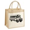 Pocket Jute Midi Tote Thumbnail