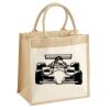 Pocket Jute Midi Tote Thumbnail