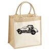 Pocket Jute Midi Tote Thumbnail