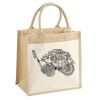 Pocket Jute Midi Tote Thumbnail