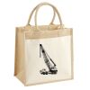 Pocket Jute Midi Tote Thumbnail