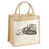 Pocket Jute Midi Tote Thumbnail