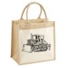 Pocket Jute Midi Tote Thumbnail