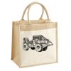 Pocket Jute Midi Tote Thumbnail
