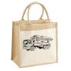 Pocket Jute Midi Tote Thumbnail