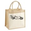 Pocket Jute Midi Tote Thumbnail