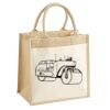 Pocket Jute Midi Tote Thumbnail