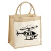 Pocket Jute Midi Tote Thumbnail