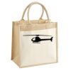 Pocket Jute Midi Tote Thumbnail