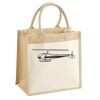 Pocket Jute Midi Tote Thumbnail