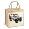 Pocket Jute Midi Tote Thumbnail