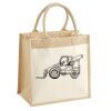 Pocket Jute Midi Tote Thumbnail