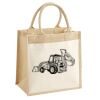 Pocket Jute Midi Tote Thumbnail