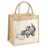 Pocket Jute Midi Tote Thumbnail