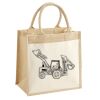 Pocket Jute Midi Tote Thumbnail