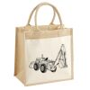 Pocket Jute Midi Tote Thumbnail