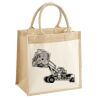 Pocket Jute Midi Tote Thumbnail
