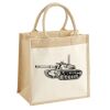 Pocket Jute Midi Tote Thumbnail