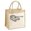 Pocket Jute Midi Tote Thumbnail