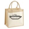 Pocket Jute Midi Tote Thumbnail