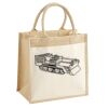 Pocket Jute Midi Tote Thumbnail