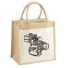Pocket Jute Midi Tote Thumbnail