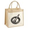 Pocket Jute Midi Tote Thumbnail