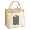 Pocket Jute Midi Tote Thumbnail