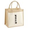 Pocket Jute Midi Tote Thumbnail