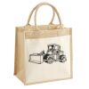 Pocket Jute Midi Tote Thumbnail