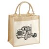Pocket Jute Midi Tote Thumbnail