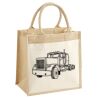 Pocket Jute Midi Tote Thumbnail