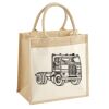Pocket Jute Midi Tote Thumbnail
