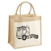 Pocket Jute Midi Tote Thumbnail