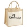 Pocket Jute Midi Tote Thumbnail