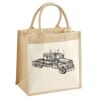 Pocket Jute Midi Tote Thumbnail