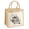 Pocket Jute Midi Tote Thumbnail