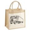Pocket Jute Midi Tote Thumbnail