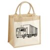 Pocket Jute Midi Tote Thumbnail
