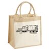 Pocket Jute Midi Tote Thumbnail