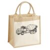 Pocket Jute Midi Tote Thumbnail