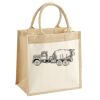 Pocket Jute Midi Tote Thumbnail