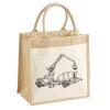 Pocket Jute Midi Tote Thumbnail