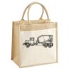 Pocket Jute Midi Tote Thumbnail