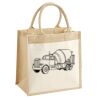 Pocket Jute Midi Tote Thumbnail